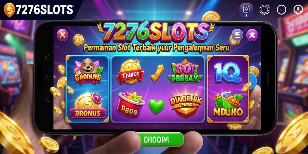 Tangkapan layar 7276SLOTS menampilkan aksi seru dalam permainan slot.