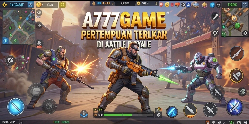 Tangkap momen seru gameplay A777GAME dalam pertempuran Battle Royale!