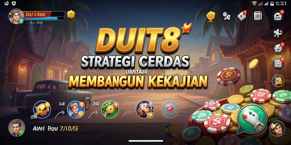 Tampilan menarik dari gameplay strategies di DUIT8.