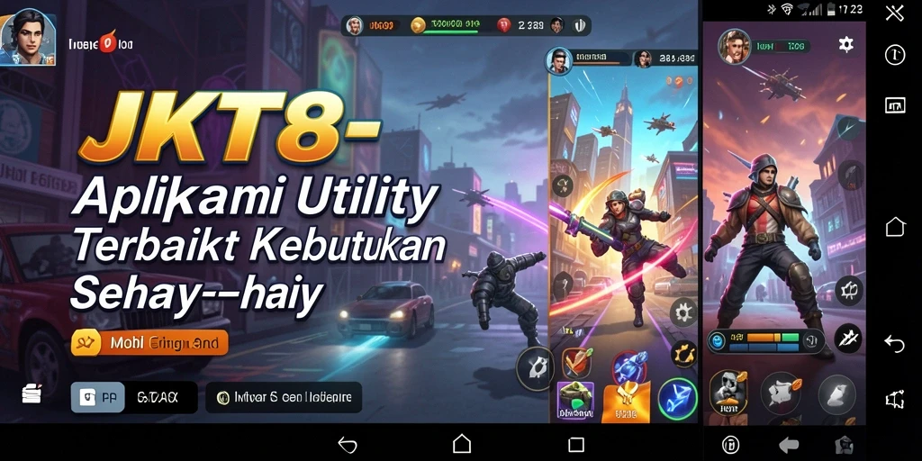 Screenshot utama JKT8 menampilkan tampilan antarmuka aplikasi Utility yang intuitif.