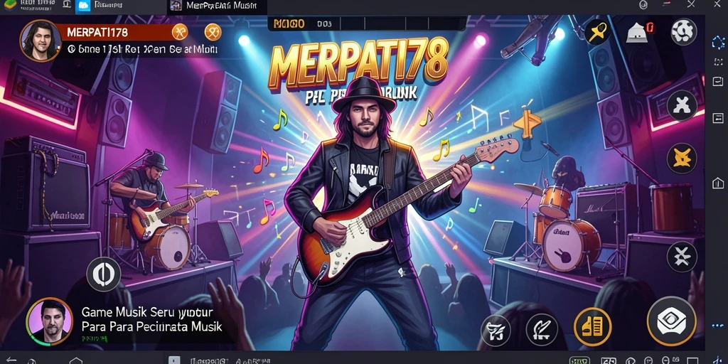 Gameplay MERPATI178 yang menegangkan dan seru saat bermain musik.