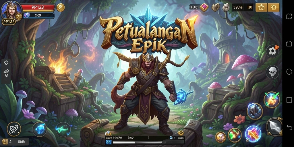 Screenshot menunjukkan aksi pertempuran menarik dalam PP123.