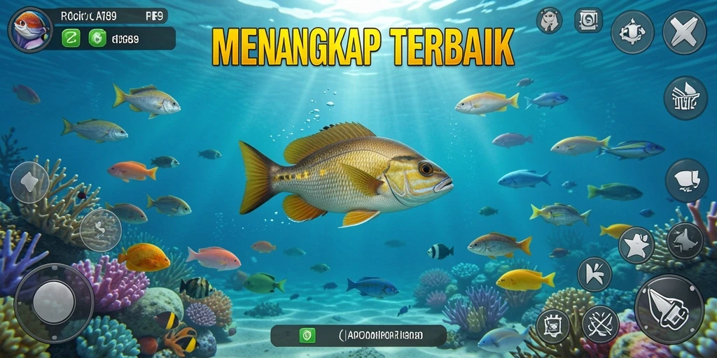 Tangkapan ikan terbesar di RR89 saat gameplay berlangsung.