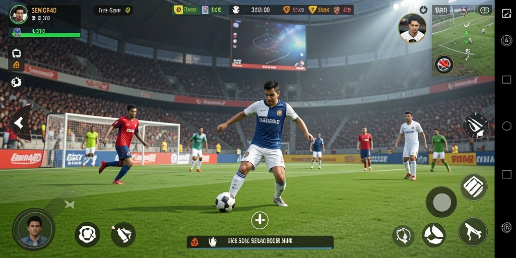 Tampilan menarik dari gameplay SENIOR4D yang memukau.