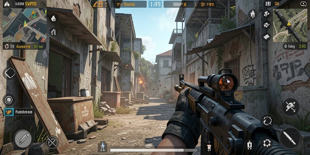 Gameplay mendebarkan dalam SVIP10 dengan aksi tembak-menembak intens.
