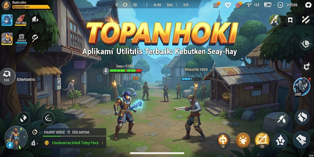 Tampilan utama gameplay TOPANHOKI yang intuitif dan efisien.